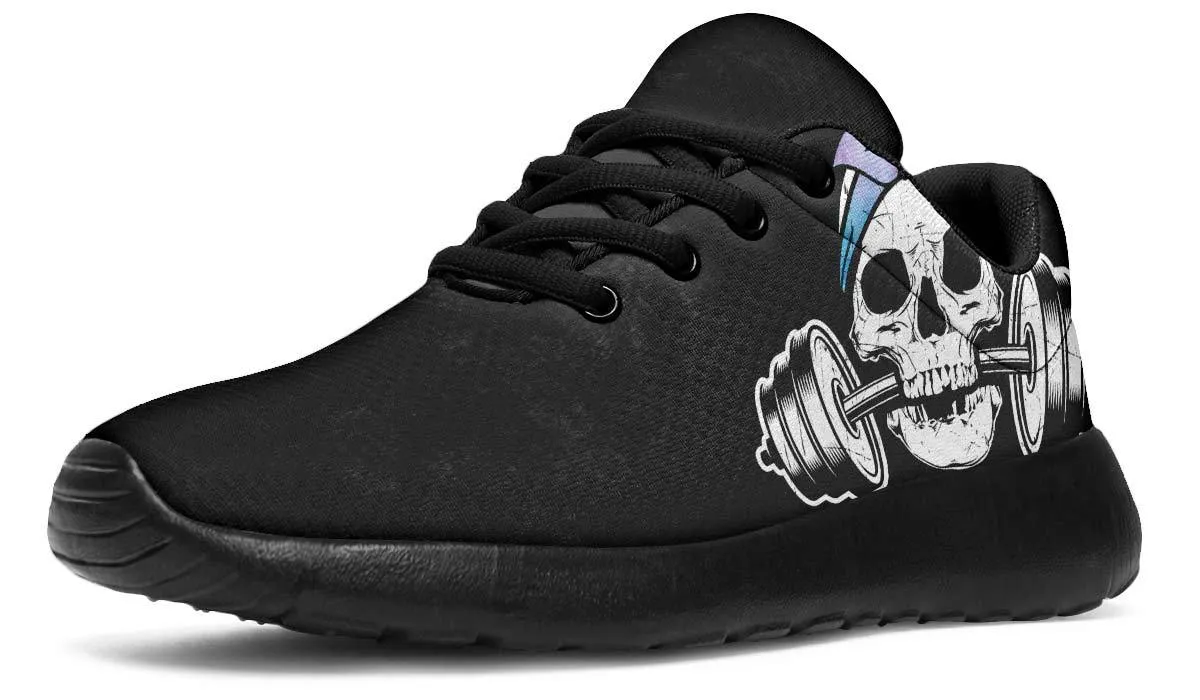 Dumbbell Skull Water Color Bandana