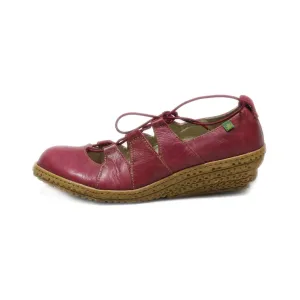 El Naturalista Wedge Shoes Recycled Materials Red Colour For Women