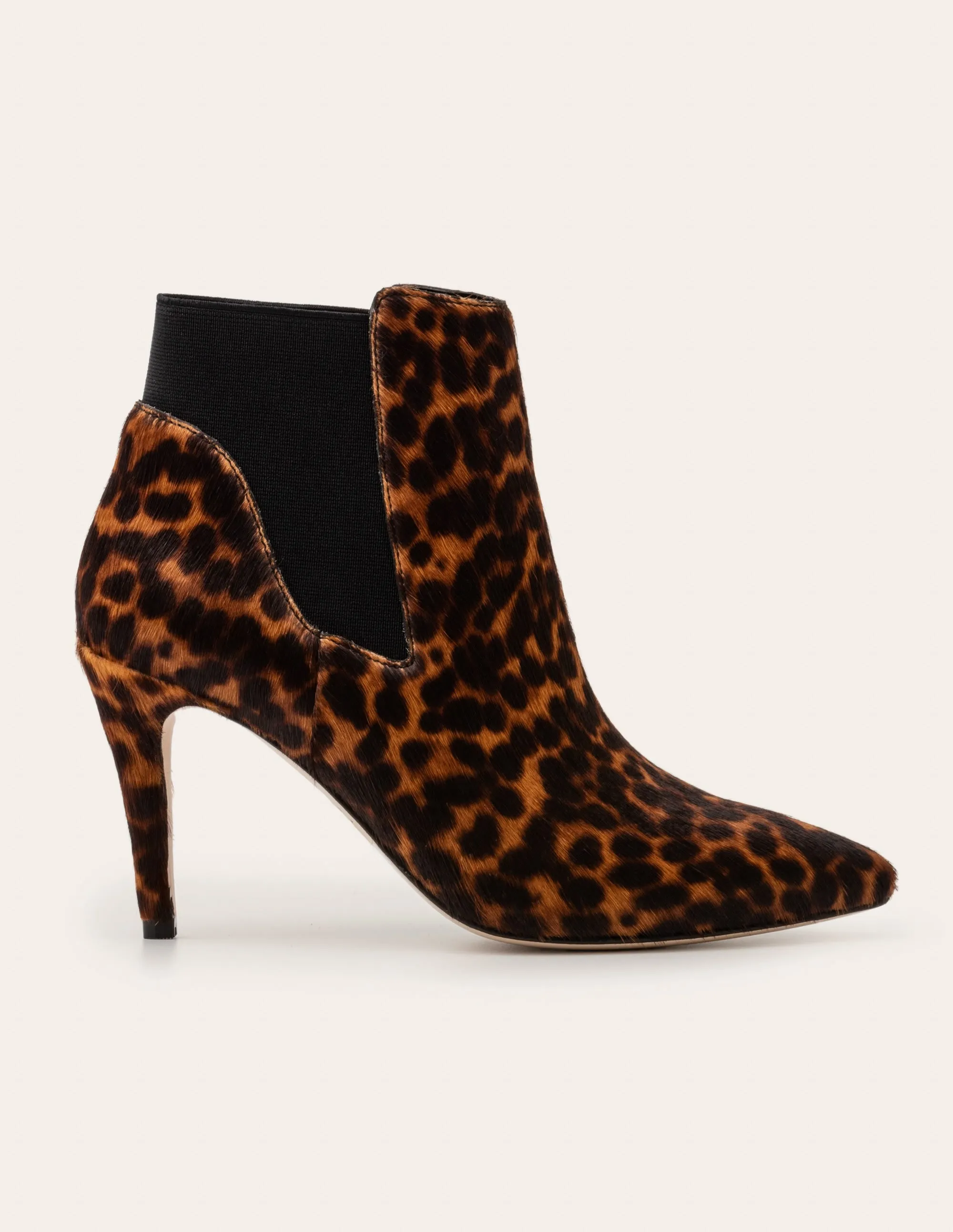 Elsworth Ankle Boots-Tan Leopard