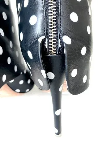 EMANUEL UNGARO POLKA DOT BOOTIES