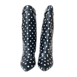 EMANUEL UNGARO POLKA DOT BOOTIES