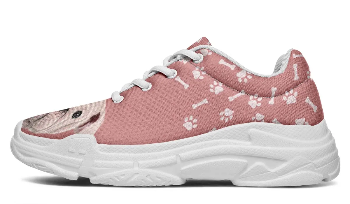 English Bulldog Puppy Chunky Sneakers