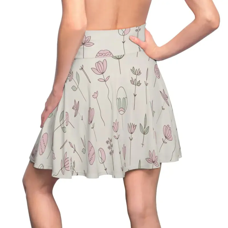 Floral Womens Skater with Versatile Fit