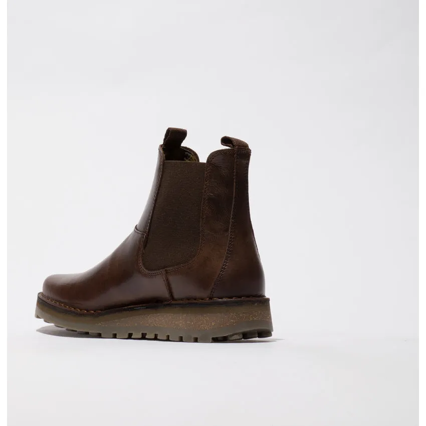 Fly London Men's TUVI29FLY Chelsea Ankle Boots Dark Brown