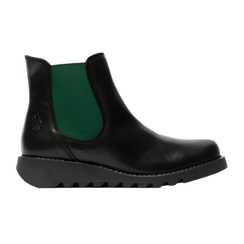 Fly London Womens Ankle Boot Salv Black