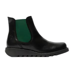 Fly London Womens Ankle Boot Salv Black