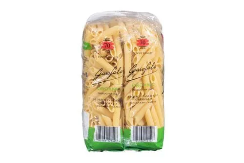Garofalo Organic Penne Rigate 4 Units / 1 lb  is just as versatile and suited for any kind of condiment. They are the result of a careful selection of organic durum wheat semolina-431359