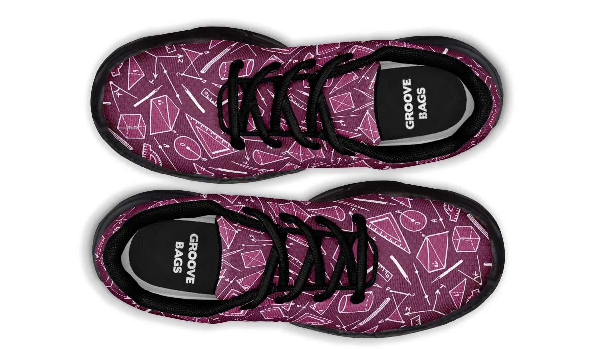 Geometry Pattern Chunky Sneakers
