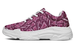 Geometry Pattern Chunky Sneakers
