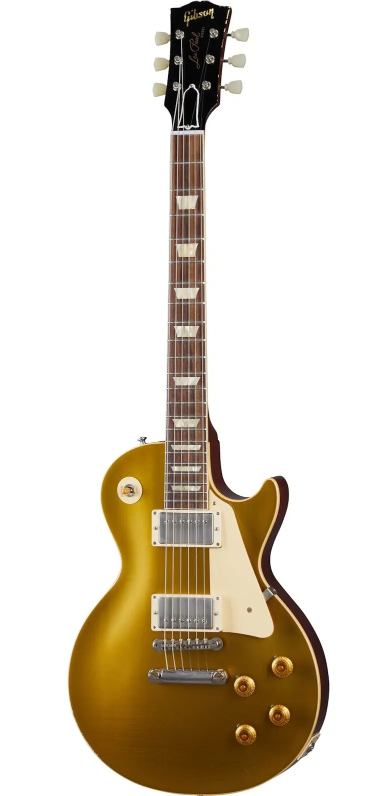 Gibson 1957 Les Paul Goldtop Darkback Reissue Light Aged Electric Guitar, Double Gold (LPR57LADBDGNH1)