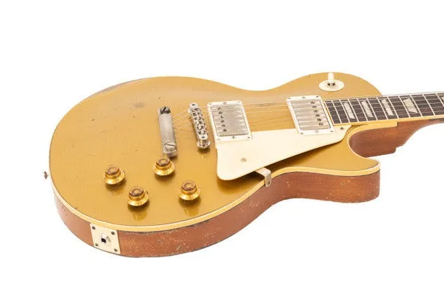 Gibson 1957 Les Paul Goldtop Reissue Ultra Heavy Aged Electric Guitar, Double Gold (LPR57UHDGNH1)