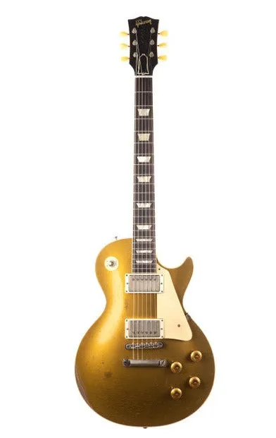 Gibson 1957 Les Paul Goldtop Reissue Ultra Heavy Aged Electric Guitar, Double Gold (LPR57UHDGNH1)