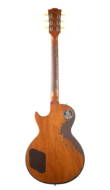 Gibson 1957 Les Paul Goldtop Reissue Ultra Heavy Aged Electric Guitar, Double Gold (LPR57UHDGNH1)