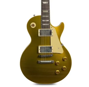 Gibson 1957 Les Paul Goldtop Reissue Ultra Light Aged Electric Guitar,Double Gold (LPR57ULDGNH1)