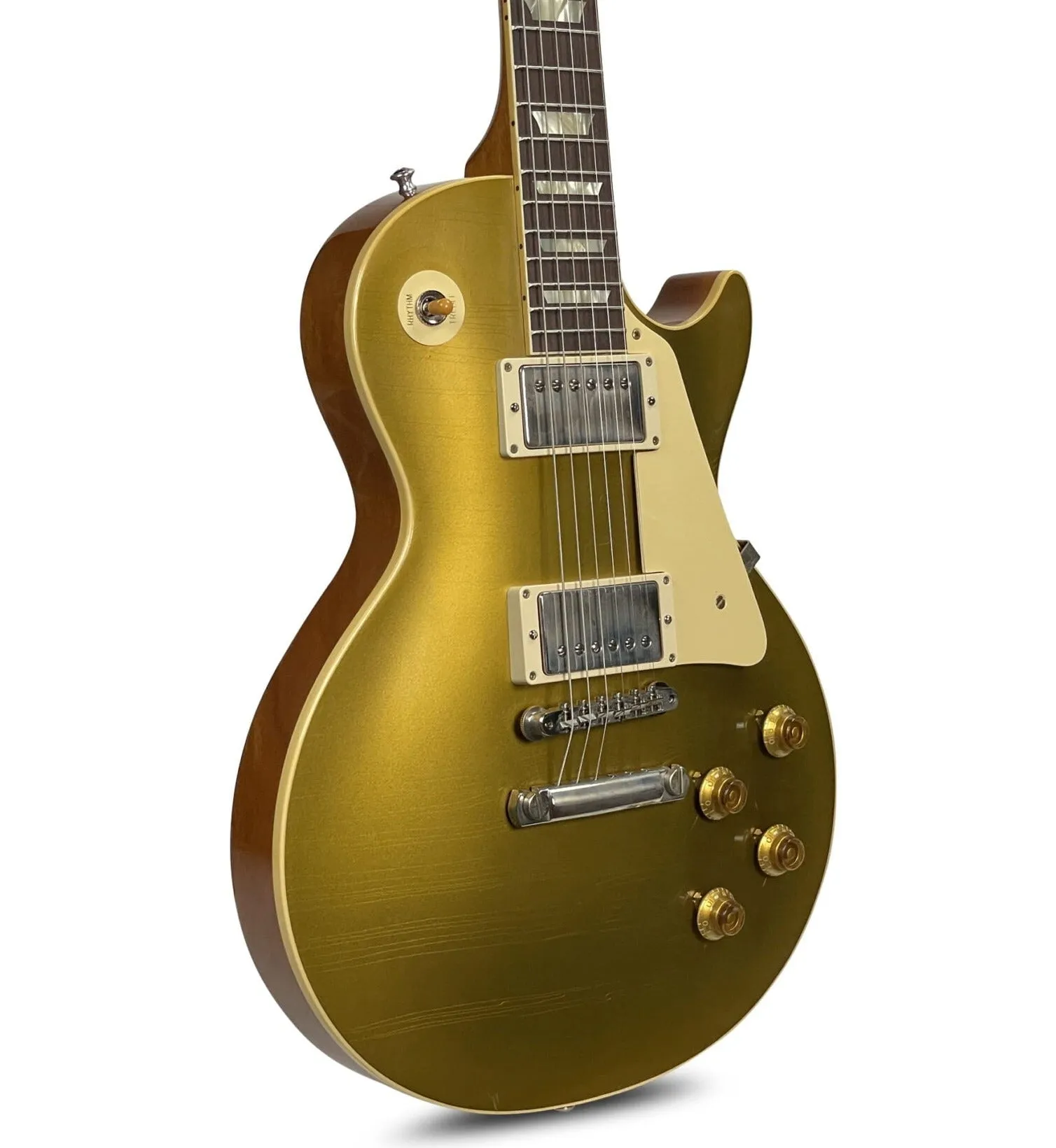 Gibson 1957 Les Paul Goldtop Reissue Ultra Light Aged Electric Guitar,Double Gold (LPR57ULDGNH1)