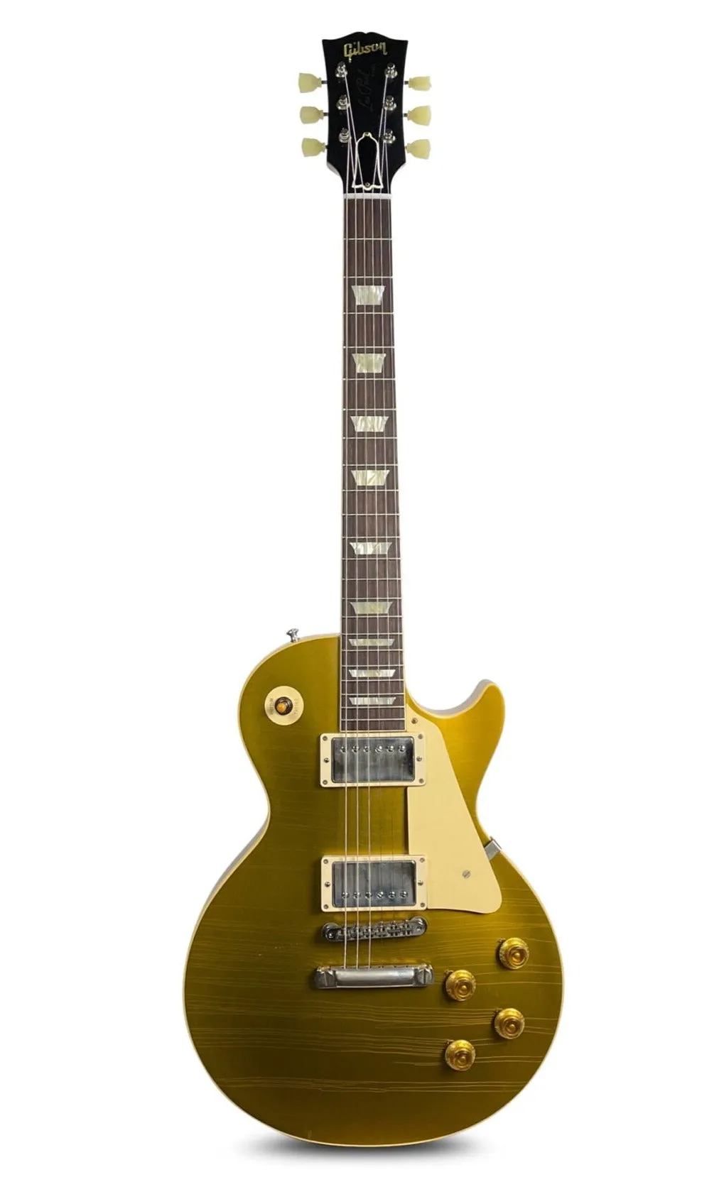 Gibson 1957 Les Paul Goldtop Reissue Ultra Light Aged Electric Guitar,Double Gold (LPR57ULDGNH1)