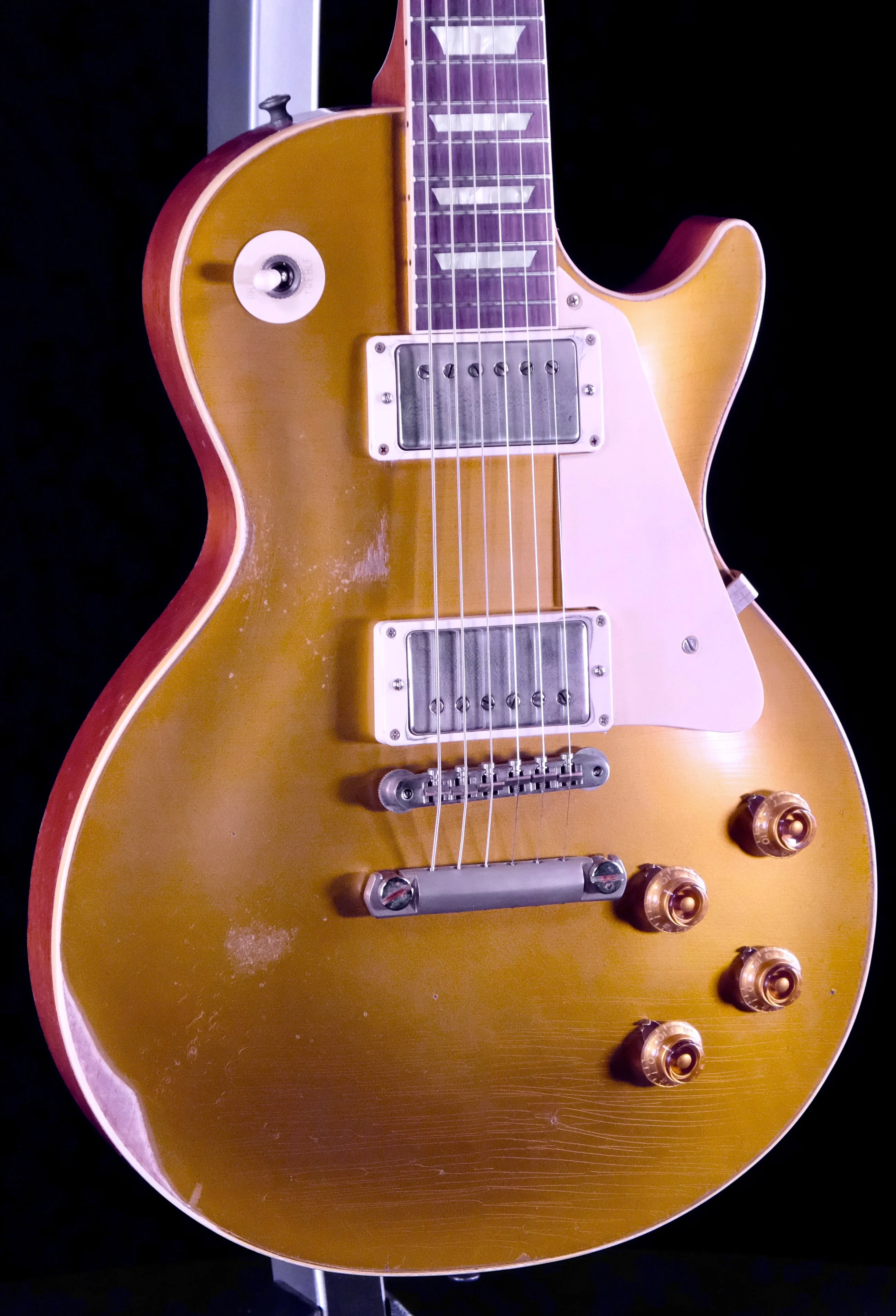 Gibson Custom 1957 Les Paul Goldtop Reissue Electric Guitar - Murphy Lab Ultra Heavy Aged Double Gold