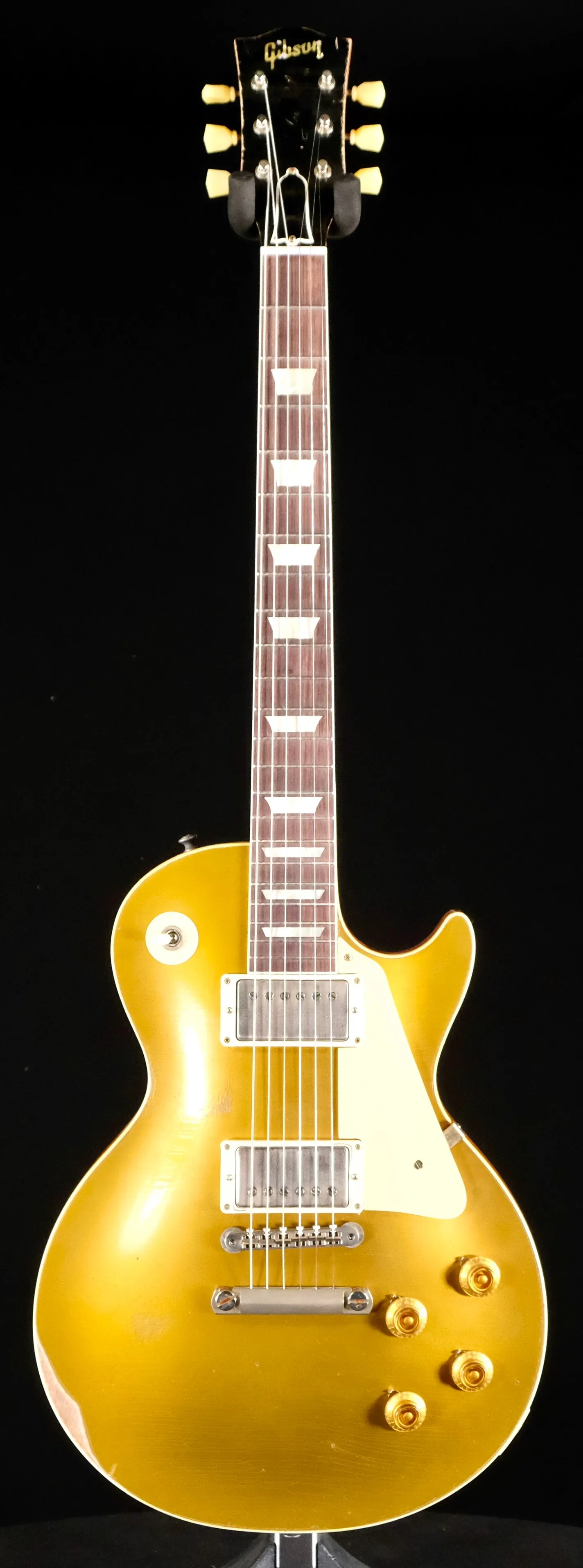 Gibson Custom 1957 Les Paul Goldtop Reissue Electric Guitar - Murphy Lab Ultra Heavy Aged Double Gold