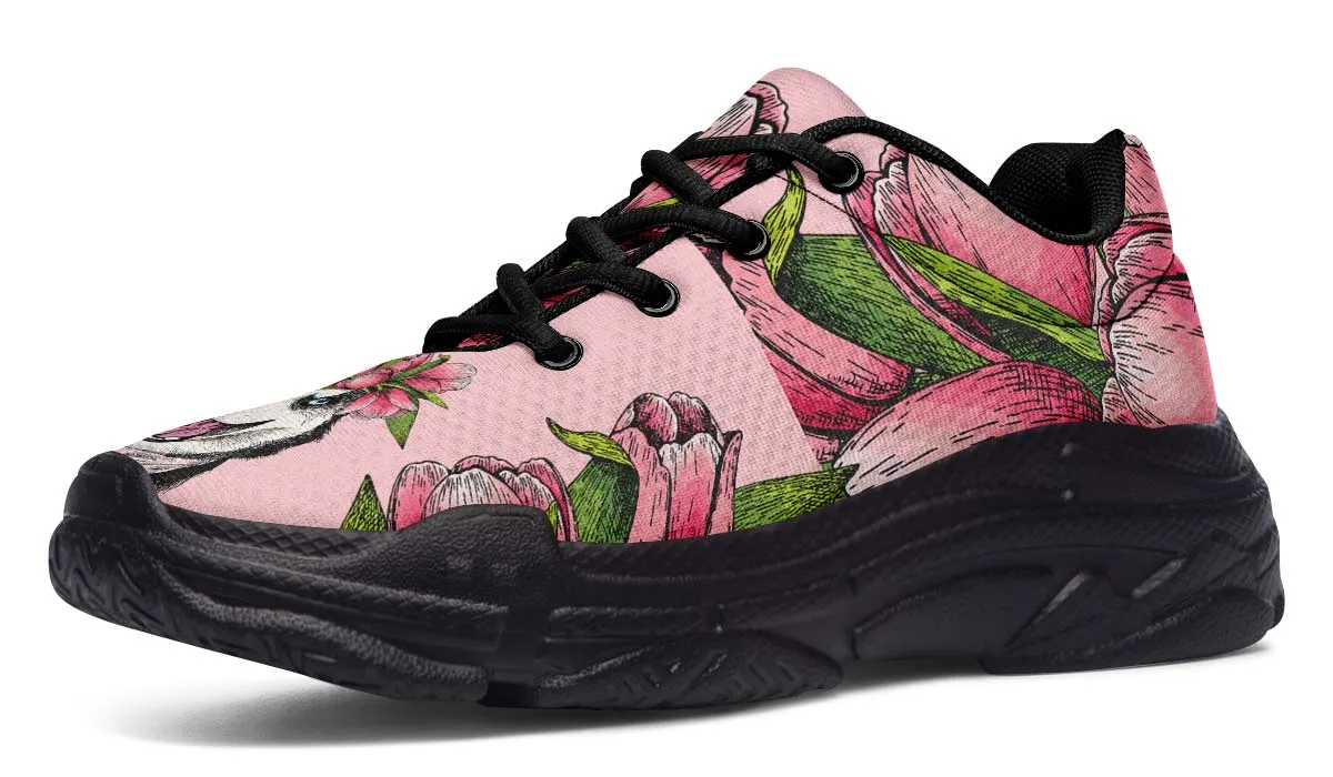 Goofy Siberian Husky Chunky Sneakers