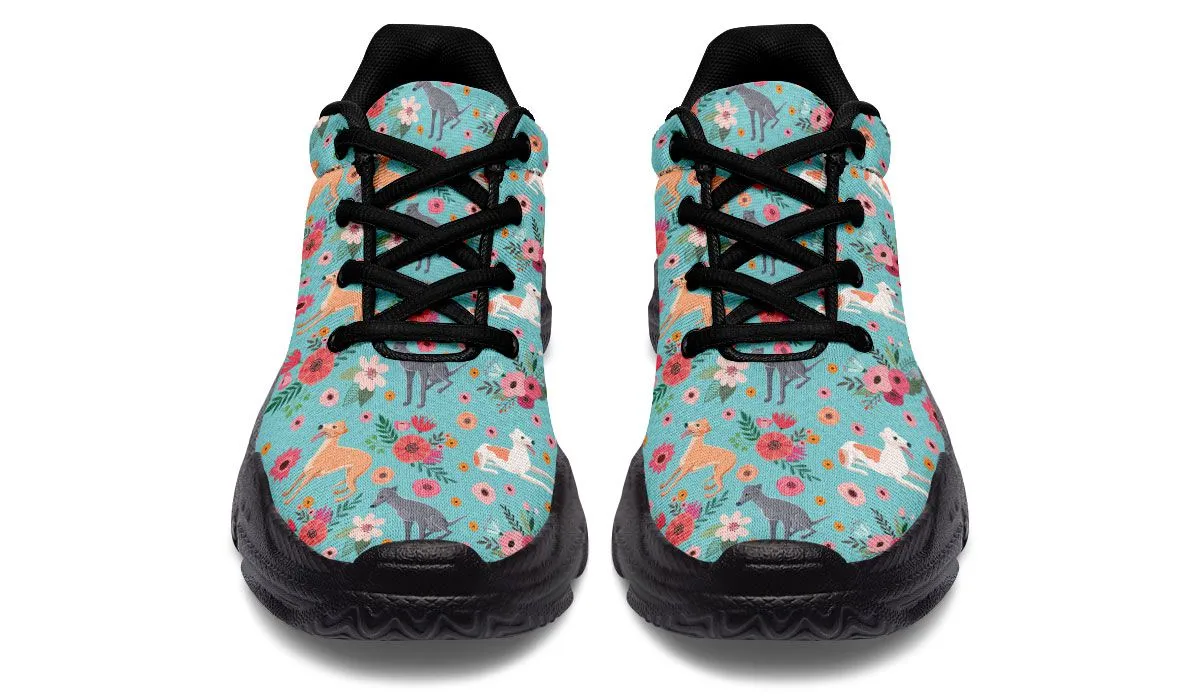 Greyhound Flower Chunky Sneakers