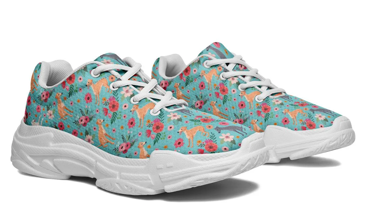 Greyhound Flower Chunky Sneakers