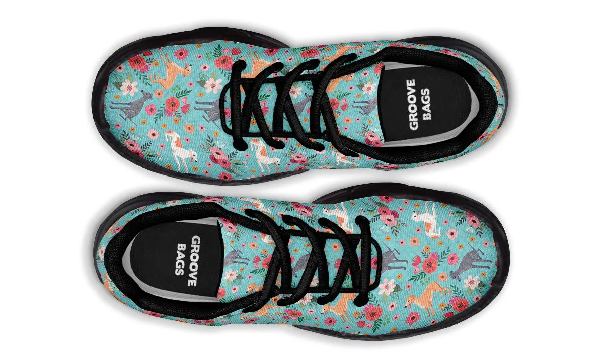 Greyhound Flower Chunky Sneakers