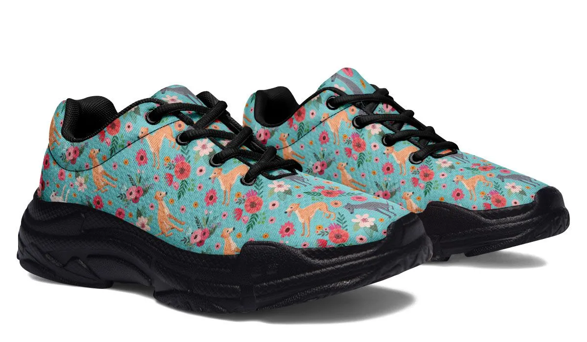 Greyhound Flower Chunky Sneakers