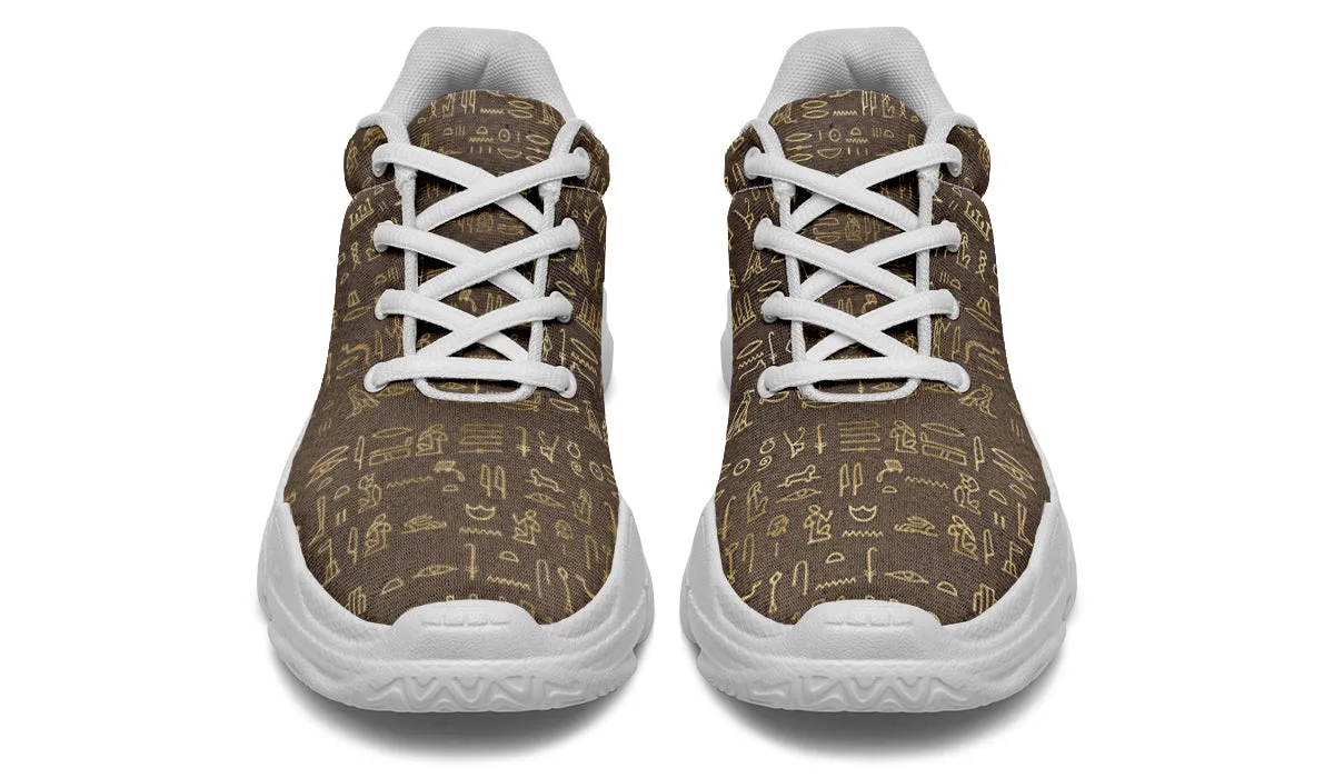 Hieroglyphics Chunky Sneakers
