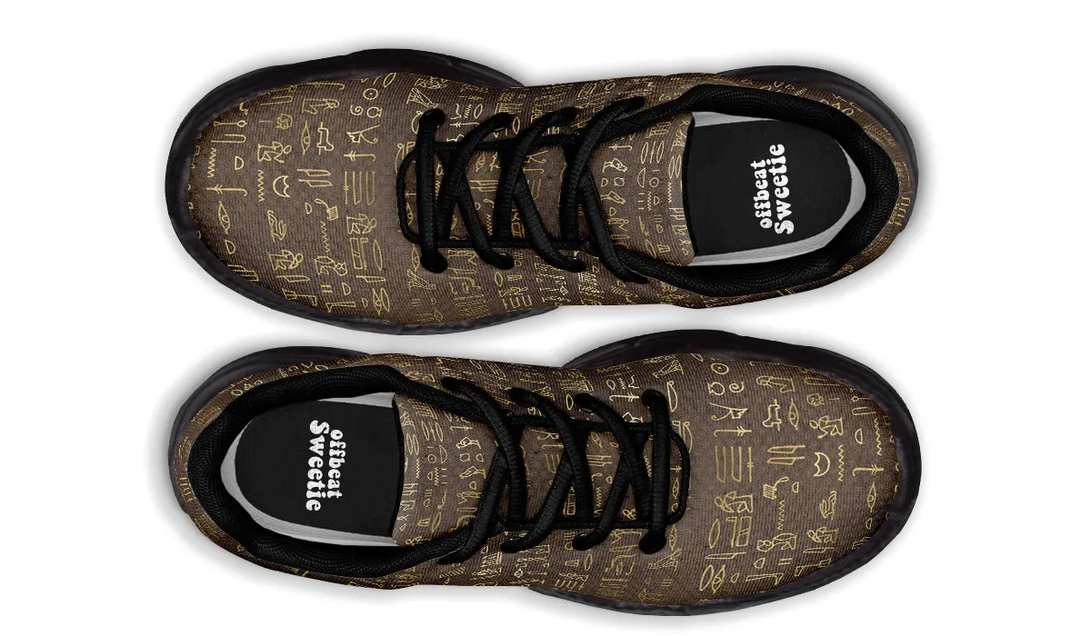 Hieroglyphics Chunky Sneakers