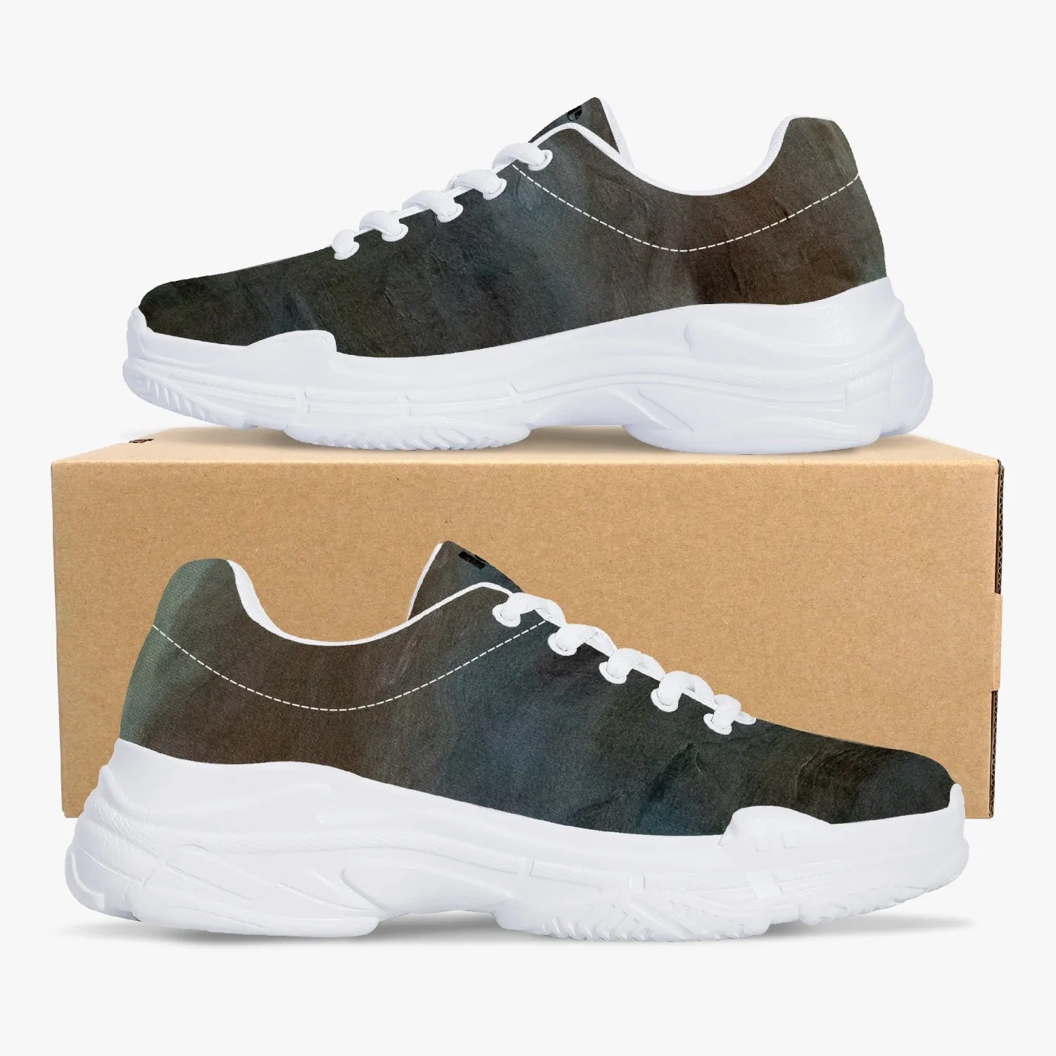Idee Trendy Chunky Sneakers - White/Black