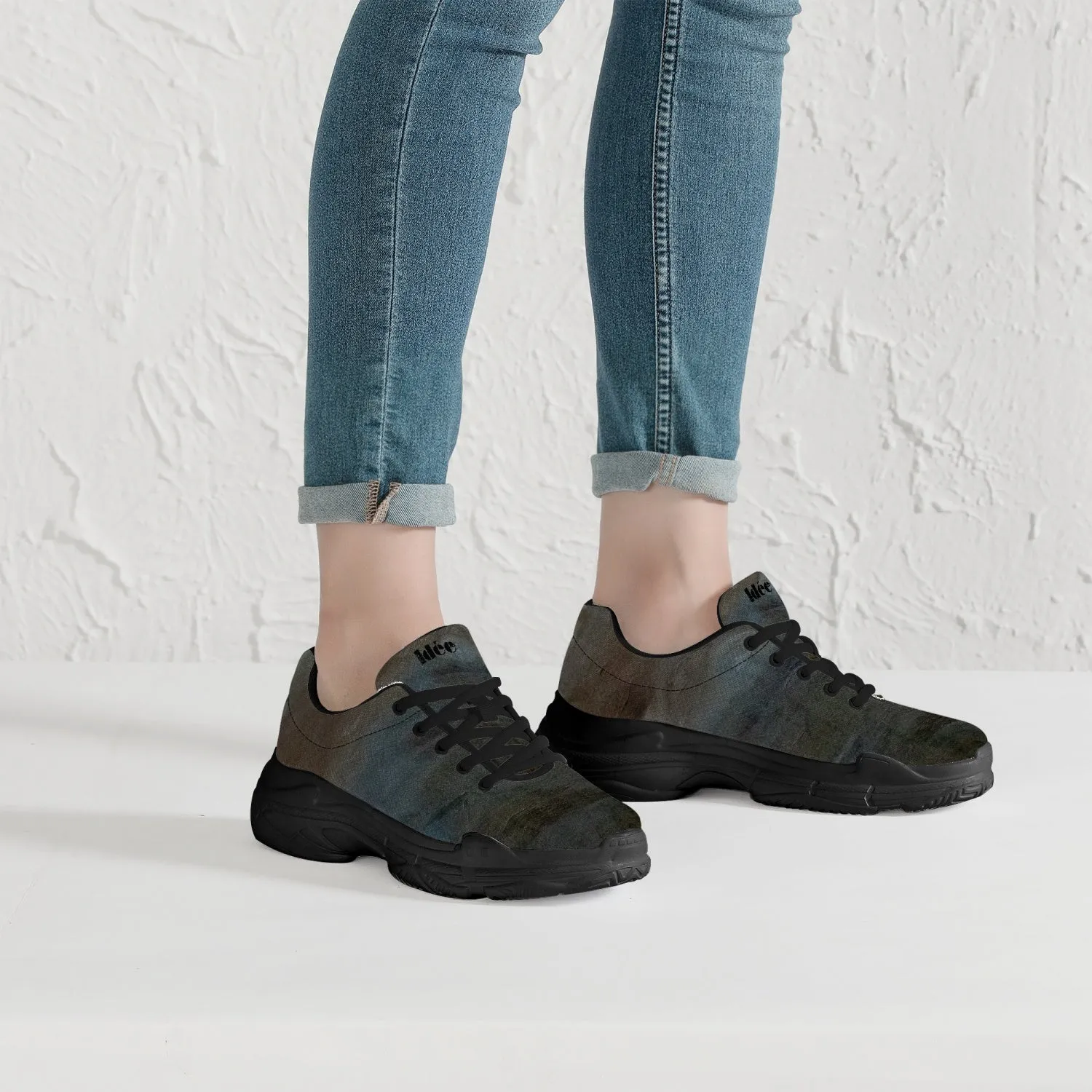 Idee Trendy Chunky Sneakers - White/Black