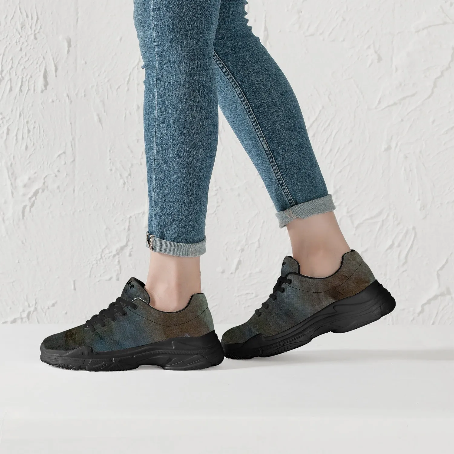 Idee Trendy Chunky Sneakers - White/Black