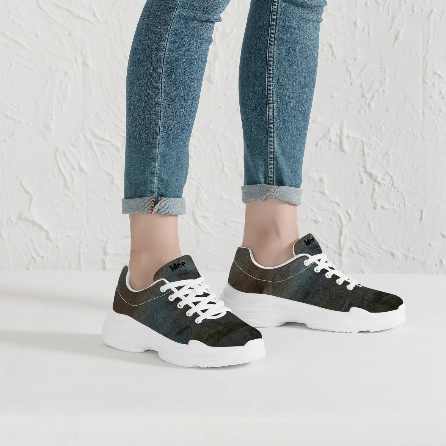 Idee Trendy Chunky Sneakers - White/Black