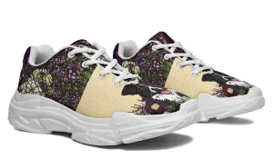 Illustrated Border Collie Chunky Sneakers