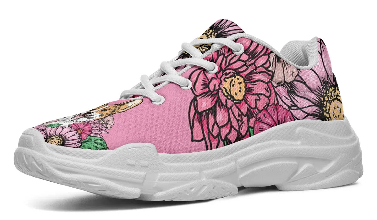 Illustrated Corgi Chunky Sneakers