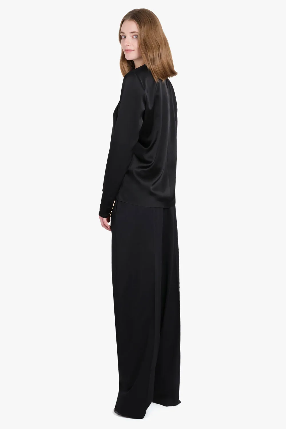 JAGGER LONG COOL WOOL PANTS | BLACK