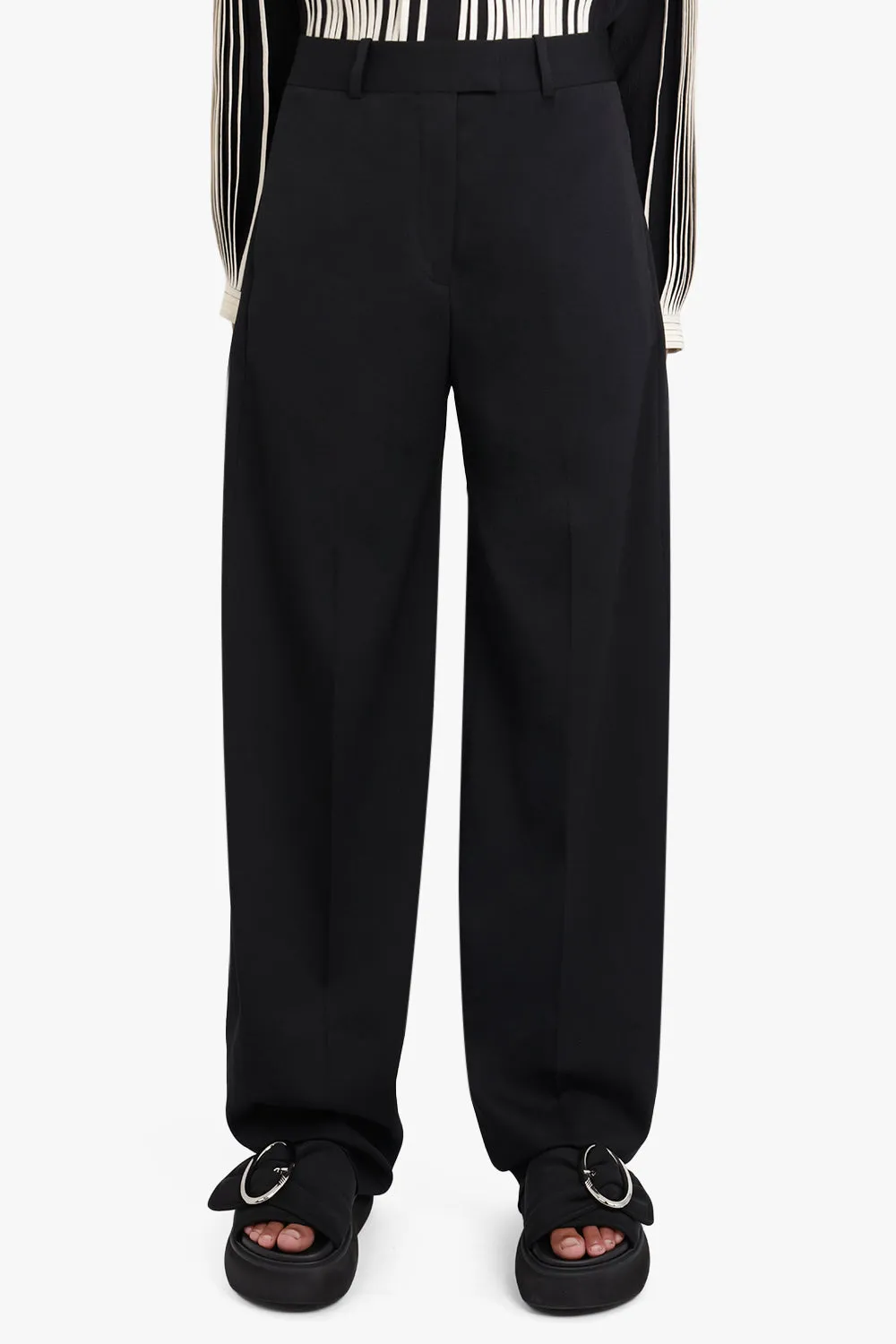 JAGGER LONG COOL WOOL PANTS | BLACK