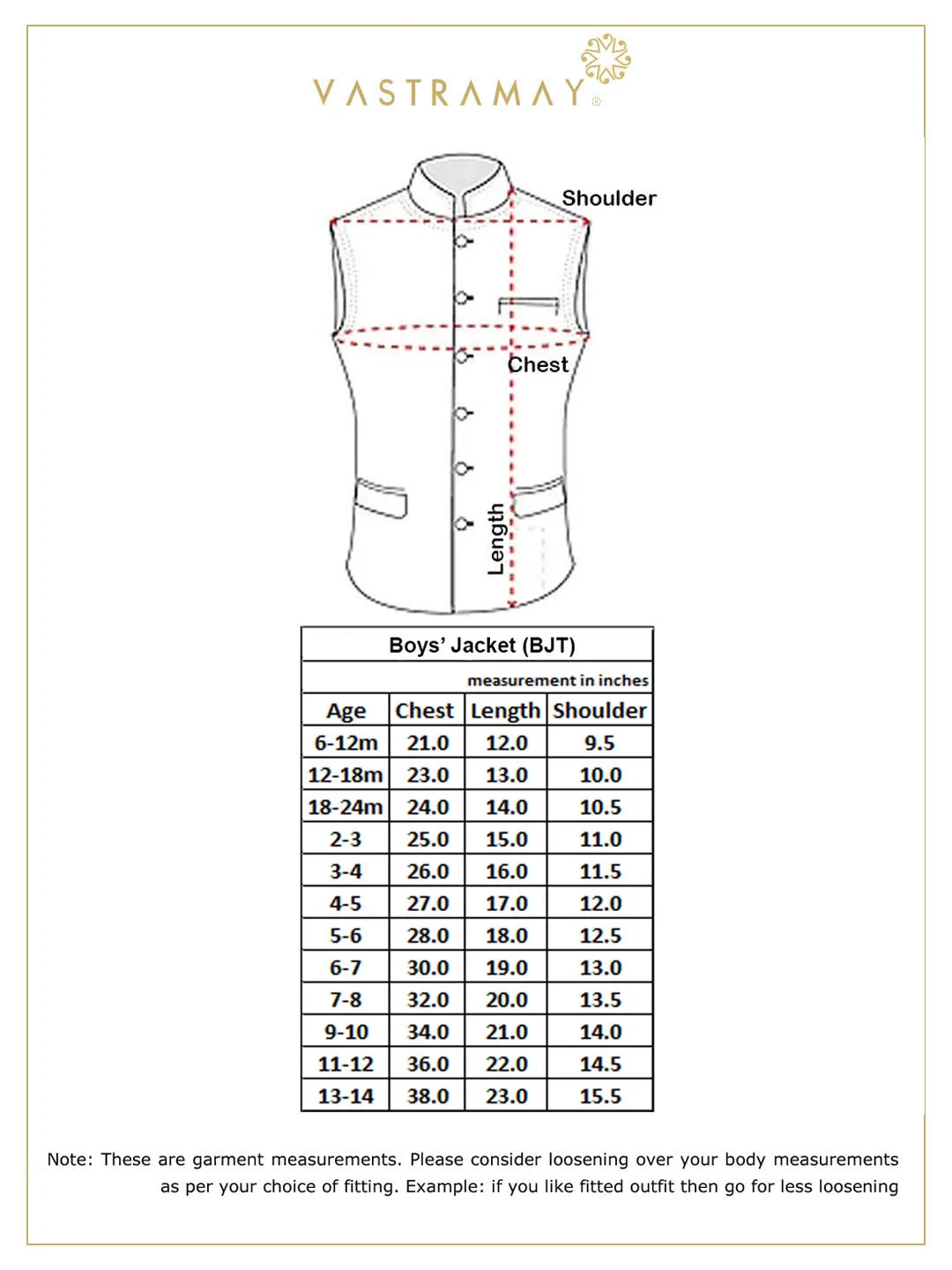 Jashvi Boys' Quirky Elephant Print Nehru Jacket
