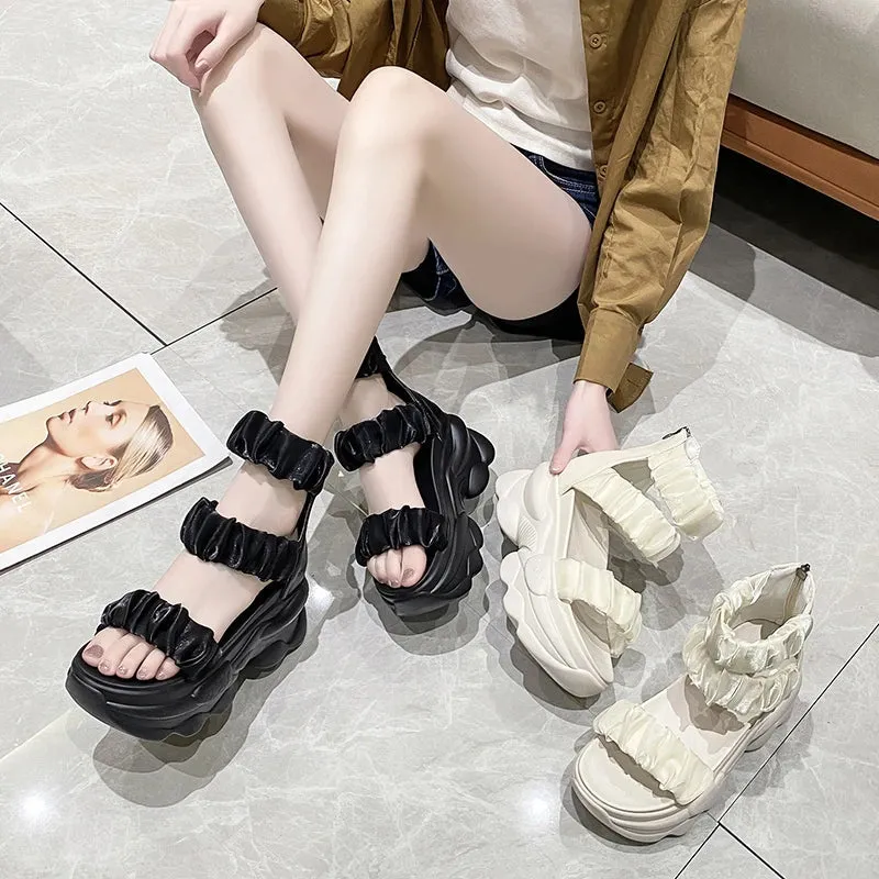 Joskaa 2024 New Chunky Black Sandal