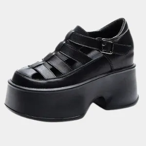 Joskaa 2024 New Platform Wedge Chunky Sandals