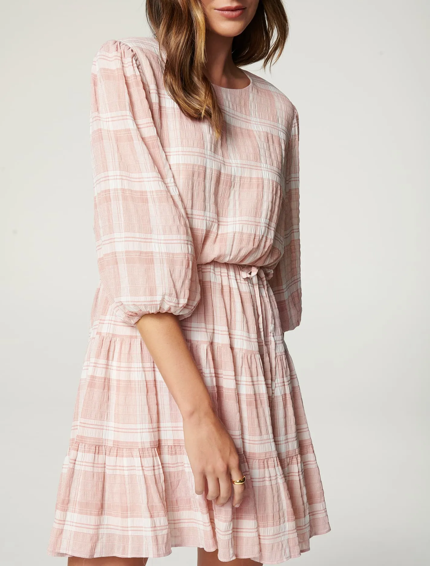 Kendall Check Skater Dress