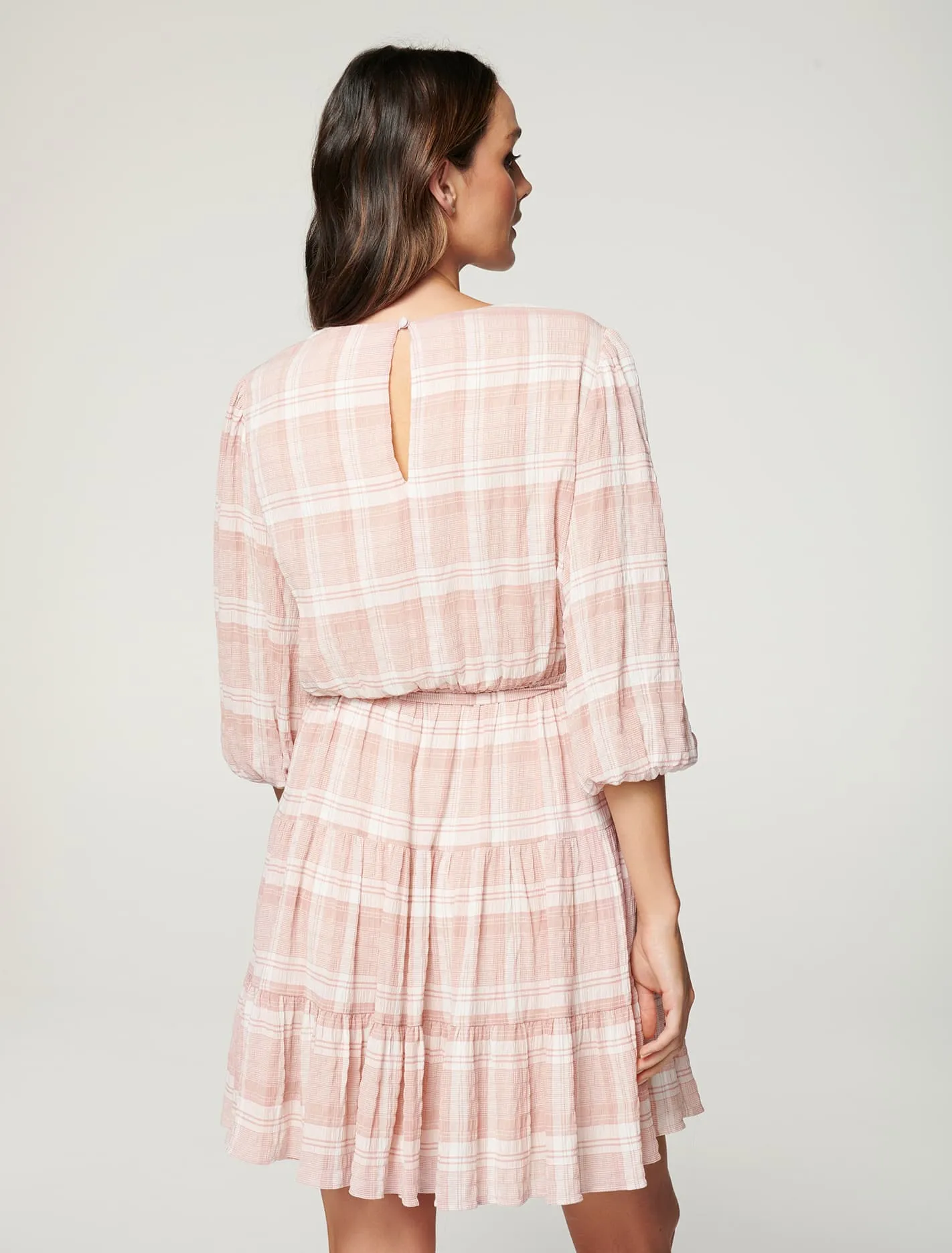 Kendall Check Skater Dress