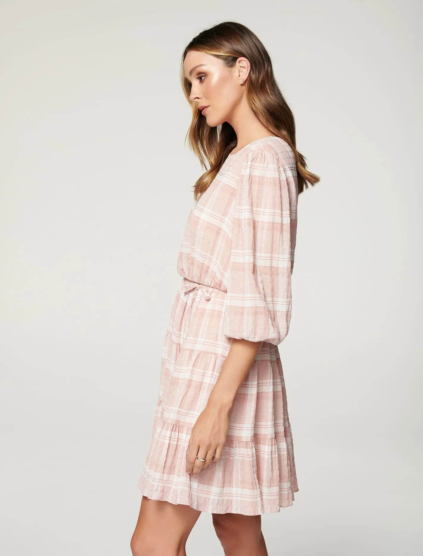 Kendall Check Skater Dress