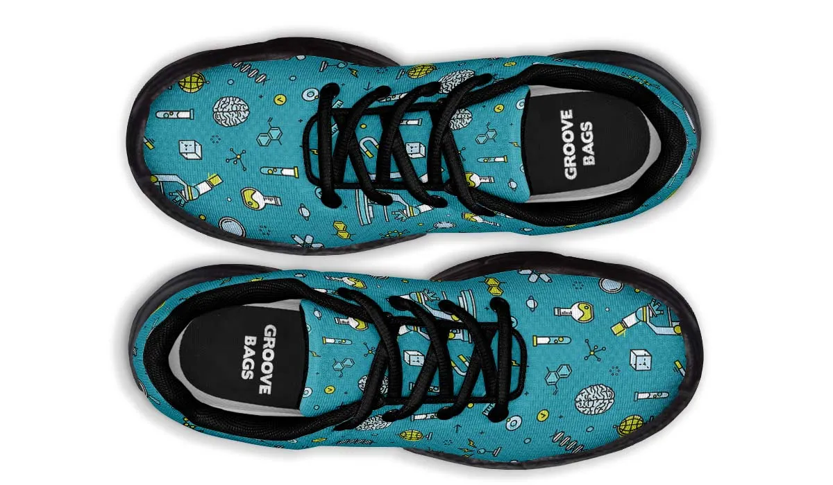 Laboratory Equipment Icons Chunky Sneakers