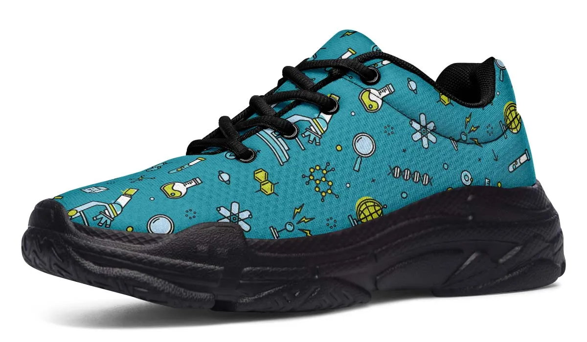 Laboratory Equipment Icons Chunky Sneakers