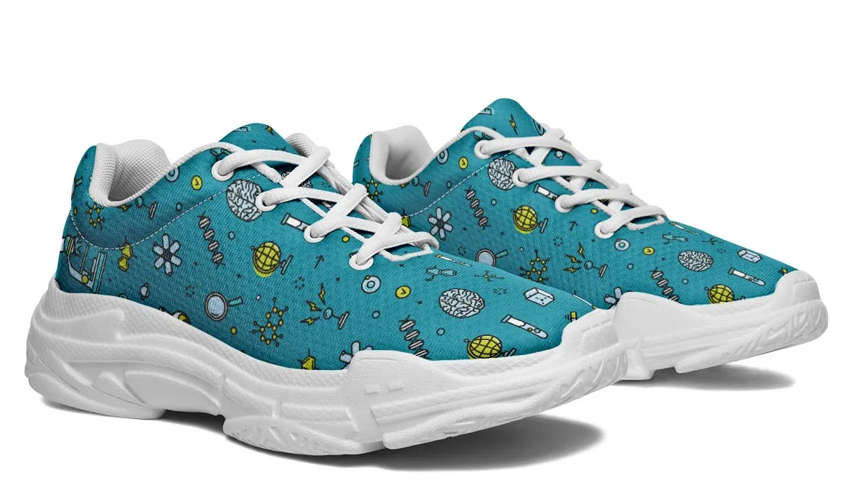 Laboratory Equipment Icons Chunky Sneakers