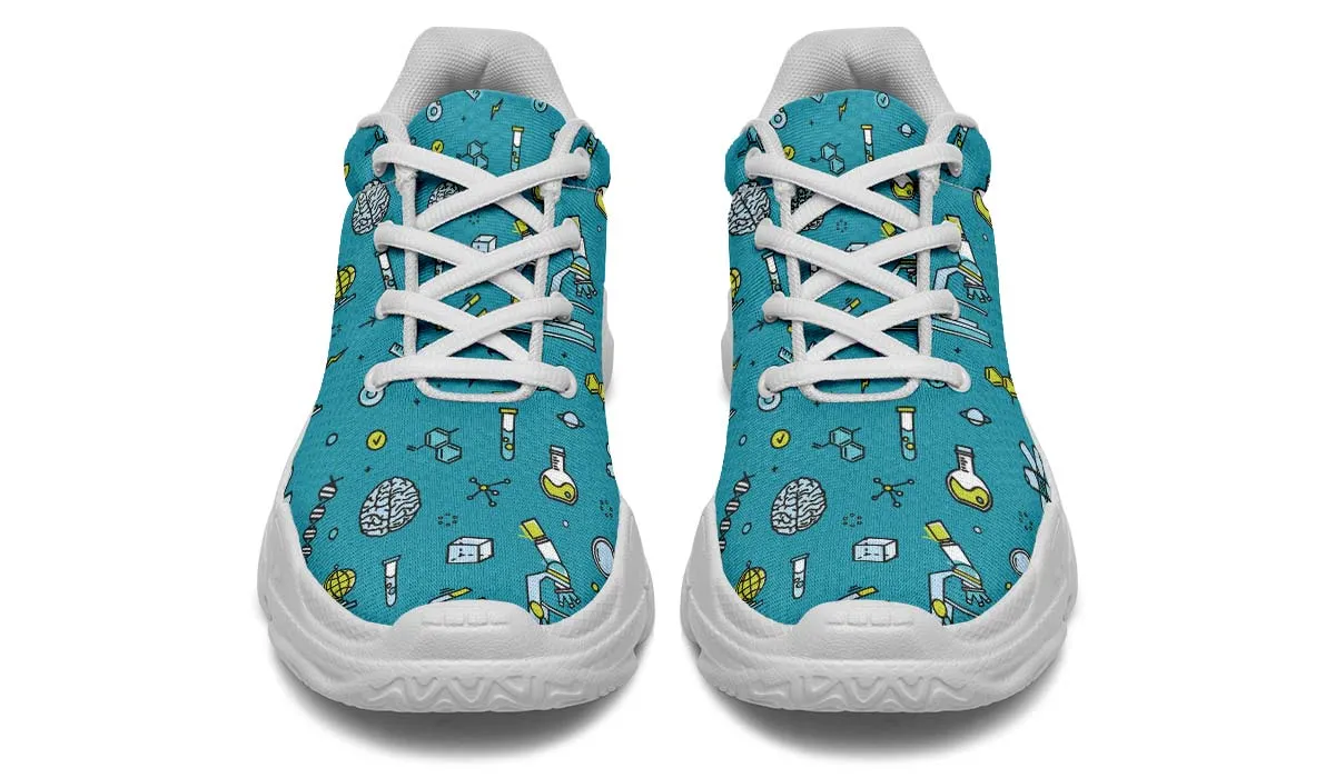 Laboratory Equipment Icons Chunky Sneakers