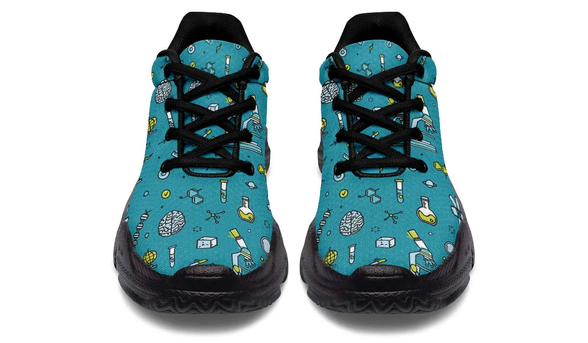 Laboratory Equipment Icons Chunky Sneakers