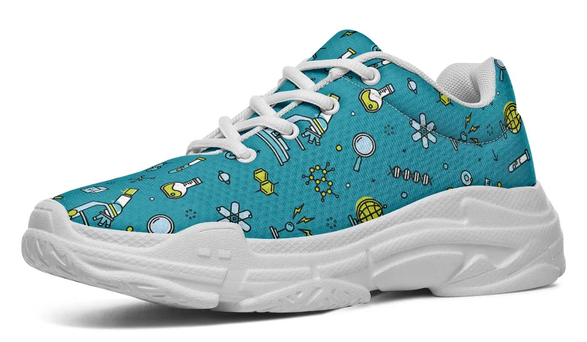 Laboratory Equipment Icons Chunky Sneakers