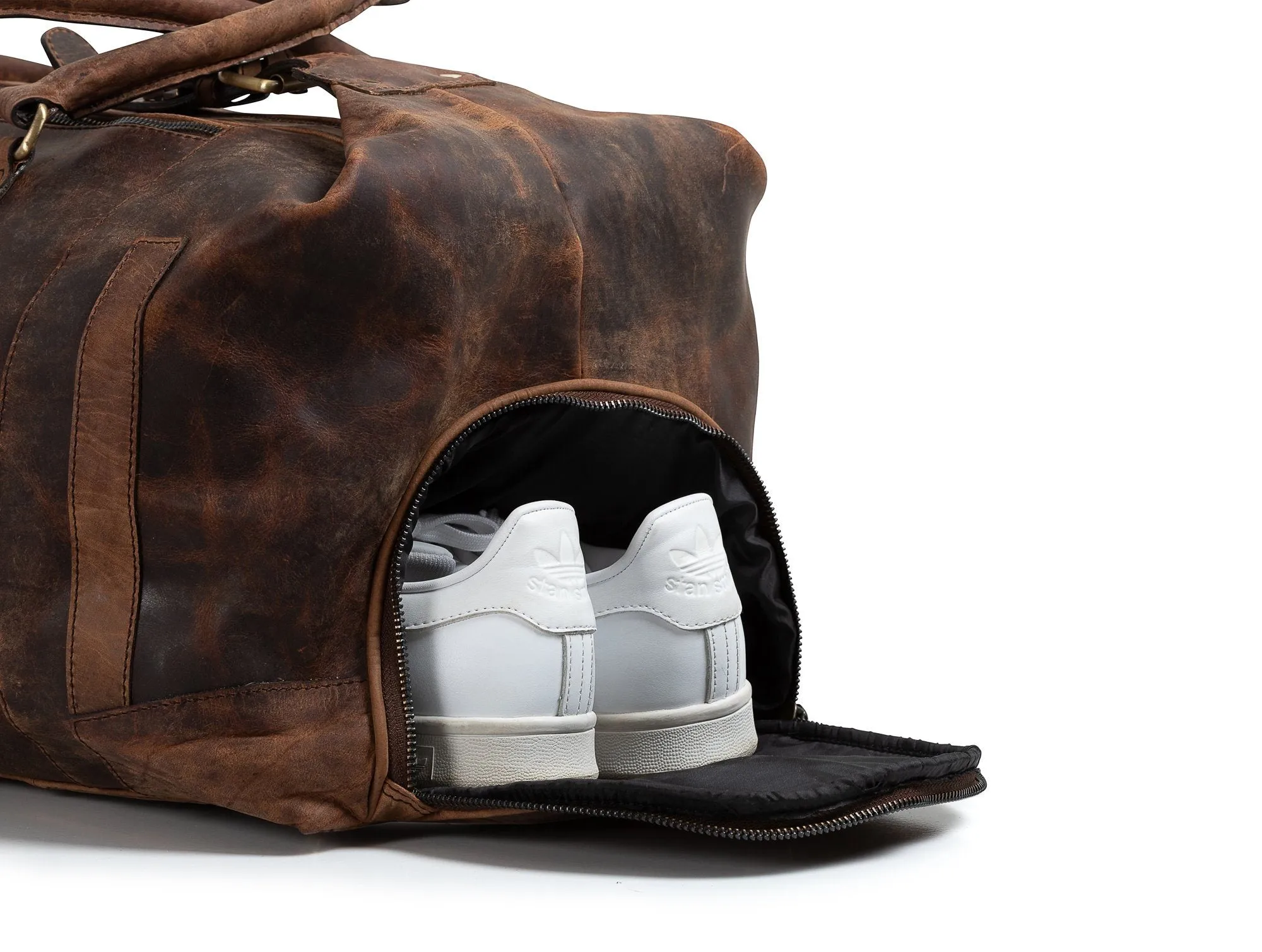 Leather Duffle Bag - ORLANDO